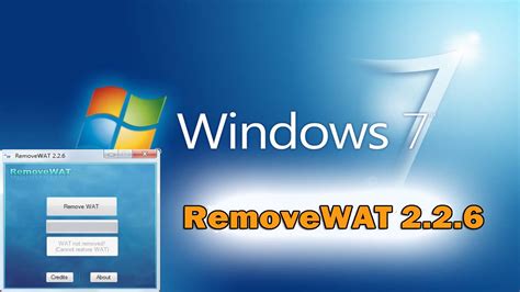 Activateur windows 7 removewat